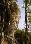 Le profil du mur bleu