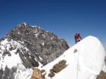 Entre les 2 Eigerjoch, derrière, la face sud de l Eiger