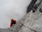 Caminando, le rétablissement final après 17 longueurs d anthologie. Bravo David!
