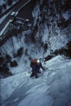 Gaston et son beau casque à la sortie d au jour le jour, janvier 2003