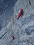 Le "crux" de la 7e longueur en 7b+