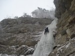 Et une fois de plus, sous un autre angle, Nico dans la cascade de l éboulement, janvier 2010