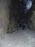 Weissenstein, 2010, sortie dans un couloir d ambiance alpine pour rejoindre la descente.