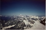 Vue du Cervin, avec au premier plan la face nord de la Dent d Hérens