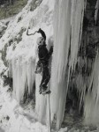 départ de la dernière longueur des escaliers...