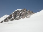 Face sud du torrione Maggiore, proche du sommet central du Breithorn