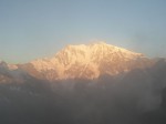 Le Mont-Rose avec le couloir Marinelli au milieu