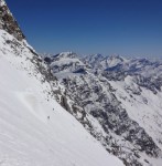 Traversée pour passer entre les séracs