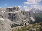 Le sasso Pordoi et la Marmolada