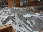 La démesure du Mont-Rose à la sauce Italienne, même en maquette, il impressionne