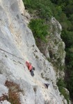 et le Louis Girardin dans le crux de cette même voie ouverte par son paternel en 1956