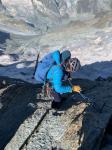 Vue plongeante sur le versant Mountet