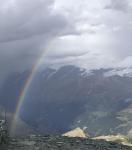 Bel orage à la cabane Hörnli