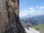 Cima Ovest di Lavaredo, voie des Suisses,