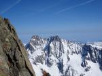 Schreckhorn & Lauteraarhorn vus du Finsteraarhorn