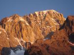 Mont-Blanc, avec les piliers du Brouillard et les piliers du Freney