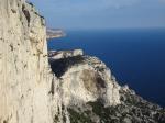 Les Calanques, falaise du Devenson, vue de la Grande Candelle