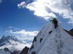 Descente de la Tour Ronde par l arête Freshfield