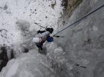 Fabien, cascade de l éboulement, janvier 2022