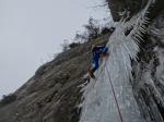 Fabien, cascade de l éboulement, janvier 2022