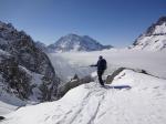 Le guide;-)) avec le Balmhorn, Altels et Gasterntal