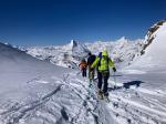 Arrivée à l Alphubeljoch