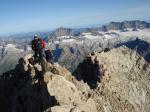 Bietschhorn, derrière,  le Doldenhorn, le Chasseral au fond et la Blumlisalp