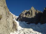 Glacier du Freney, pointe Gugliermina et Aiguille Blanche de Peuterey