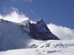 Le grand gendarme du Weisshorn, avec l arête Young à droite