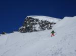 Allalin, arête du Holaub en version ski