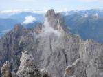 Le Sass Maor et la Cima della Madonna vus de la Cima Canali