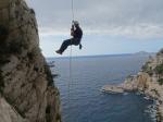 Les Calanques, falaise du Devenson, rappels dans "état d urgence"