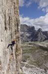 Rappels vertigineux à la Cima Picolla