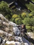 Chez la Rachel, L3, lors de la première ascension, il y a moins d herbe maintenant