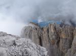 Sommet du Sasso lungo, la longue descente, et le petit bivouac