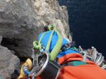 escalade en solo auto assuré dans les Calanques, il faut redoubler de vigilance car il n y a pas le "check" du compagnon de cordée.