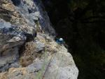 Gorges du Pichoux, voie gauche, départ un peu houleux, mais pas trop dur