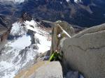 Patagonie 2016 - 2017, voie "Amy", Aiguille Guillaumet