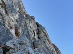 Au départ du "Grand mur" une voie de Reinhold Messner ouverte en 1969