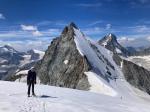 Sur la Wellenkuppe, avec l Obergabelhorn et sa face nord