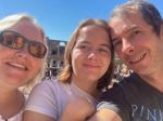 Octobre, la famille Zambetti vous souhaite une bonne année depuis le Colisée, Rome, Italie