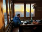 Une soirée "chalet" comme on les aime avec Matt, à la cabane Rugghubel, il manque juste le son...