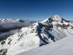 Vue sur le Niesen au loin, et le Morgenberghorn