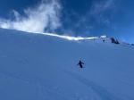 La photo est peut-être sombre, mais la qualité du ski est maximale!!