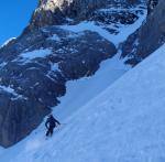 Fin du couloir, quasi le plus mauvais que nous ayons skié, mais quel belle journée tout de même.