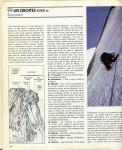 Une page de la "bible" de Rébuffat qui m a beaucoup fait rêver et cauchemarder. Ce bon vieux Gaston n a probablement pas anticipé une fulgurante évolution du matériel.